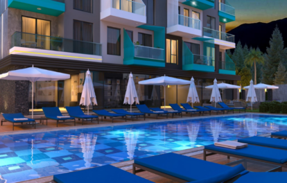 Central 2 Room Flat For Sale In Alanya 2