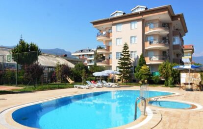 Goedkoop 3 kamer appartement te koop in Oba Alanya 1