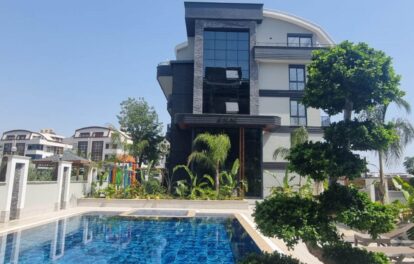 Appartement bon marché de 3 pièces à vendre à Oba Alanya 29