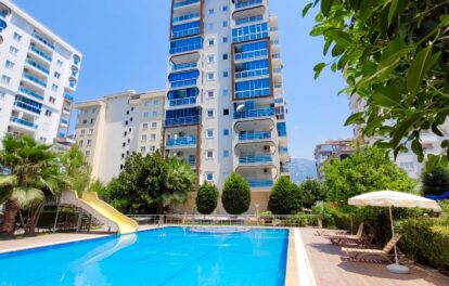 Goedkoop gemeubileerd 2 kamer appartement te koop in Mahmutlar Alanya 8