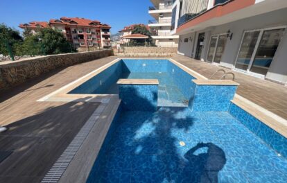 Goedkoop gemeubileerd 2 kamer appartement te koop in Oba Alanya 15