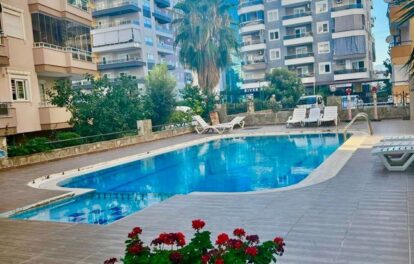 Goedkoop gemeubileerd 3 kamer appartement te koop in Mahmutlar Alanya 26