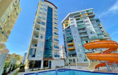 Volledige activiteit 2 kamer appartement te koop in Mahmutlar Alanya 1