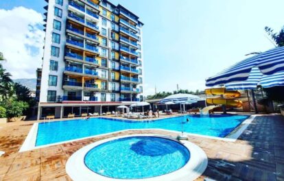 Full Activity Central Studio Flat For Sale In Alanya 1