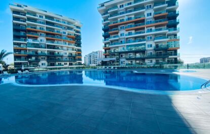 Volledig gemeubileerd 2-kamerappartement te koop in Avsallar Alanya 2