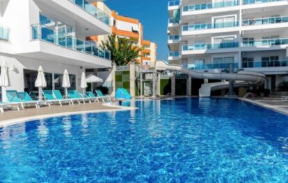 Volledig gemeubileerd 2-kamerappartement te koop in Avsallar Alanya 10