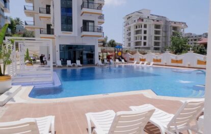 Full Activity Furnished 2 Room Flat For Sale In Mahmutlar Alanya 13