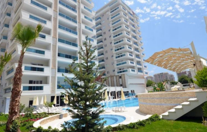 Alanya Mahmutlar'da Full Aktivite Eşyalı 3 Odalı Satılık Daire 1