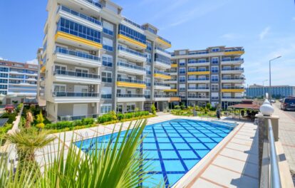 Gemeubileerd 3-kamerappartement te koop in Tosmur Alanya 1