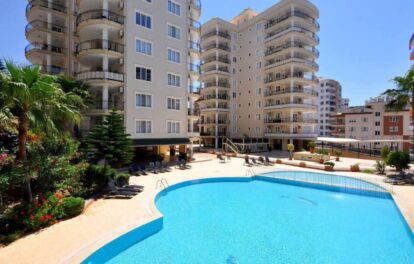 Gemeubileerd 2-kamerappartement te koop in Tosmur Alanya 3