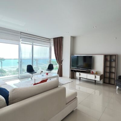 Beachfront Furnished 3 Room Apartment For Sale In Kestel Alanya 4