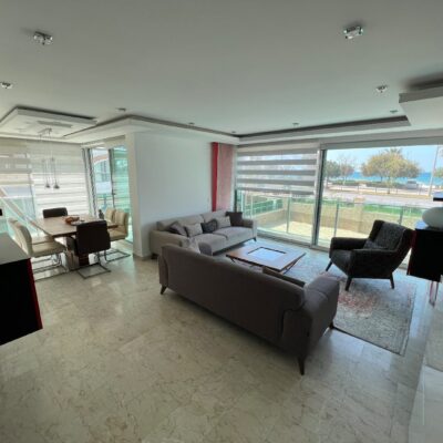 Beachfront Furnished 3 Room Apartment For Sale In Kestel Alanya 11