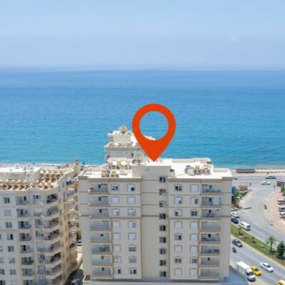 Appartement Meublé De 3 Pièces En Bord De Mer à Vendre à Tosmur Alanya 12