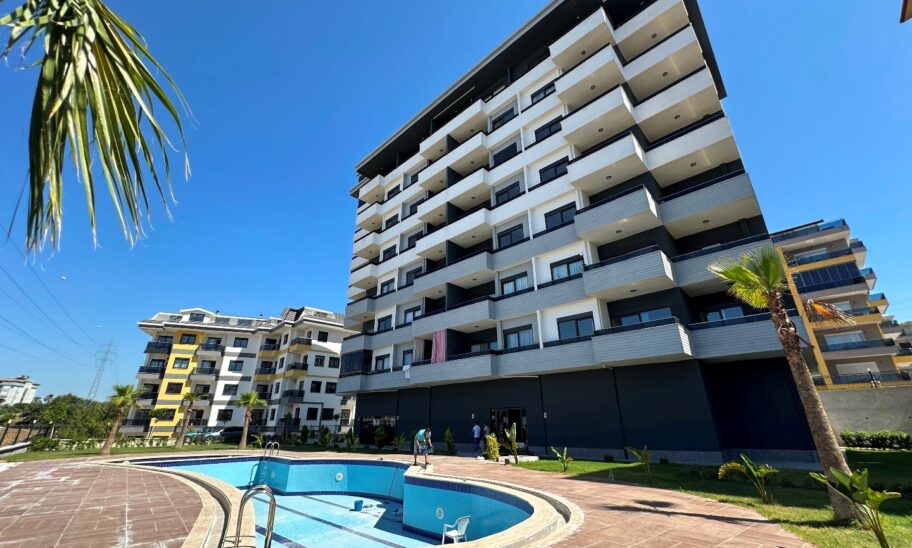 Goedkope 2 kamer appartement te koop in Avsallar Alanya 1