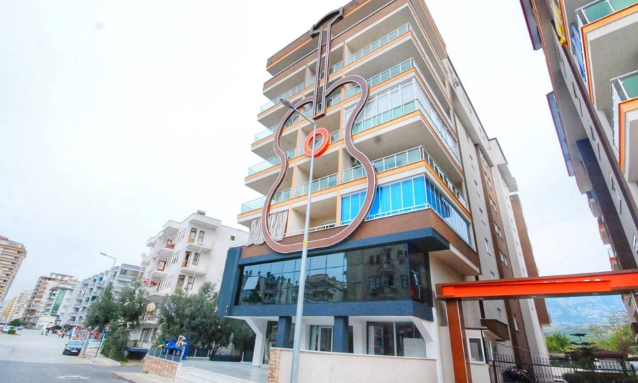 Goedkoop gemeubileerd 2 kamer appartement te koop in Mahmutlar Alanya 1