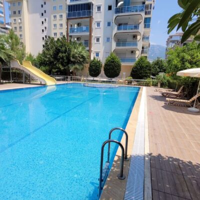 + Goedkoop gemeubileerd 2 kamer appartement te koop in Mahmutlar Alanya 3