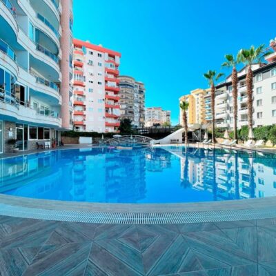 Goedkoop gemeubileerd 3 kamer appartement te koop in Tosmur Alanya 2