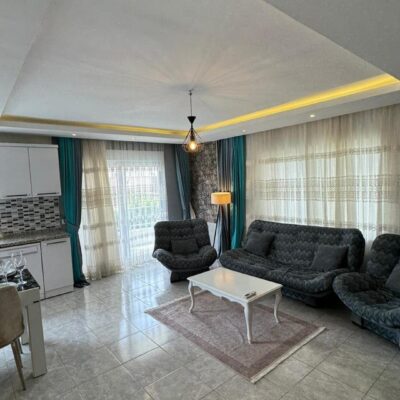 Cheap Furnished 3 Room Duplex For Sale In Kestel Alanya 8