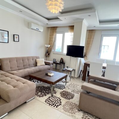 Close To Sea Furnished 2 Room Flat For Sale In Kestel Alanya 3