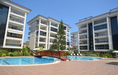 Volledig gemeubileerd 2-kamerappartement te koop in Kestel Alanya 2