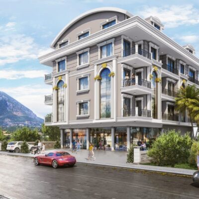 Volledig gemeubileerd 2-kamerappartement te koop in Oba Alanya 3