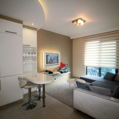 Furnished 2 Room Flat For Sale In Alanya 1