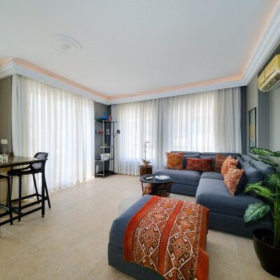 Furnished 2 Room Flat For Sale In Alanya 2