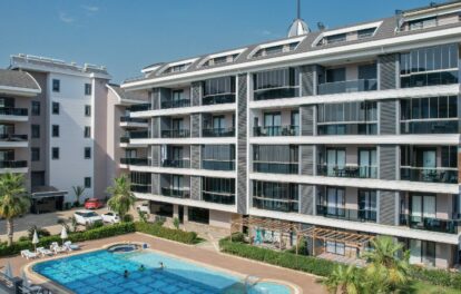 Gemeubileerd 2-kamerappartement te koop in Oba Alanya 15