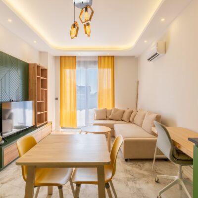 Furnished 2 Room Flat For Sale In Oba Alanya 24