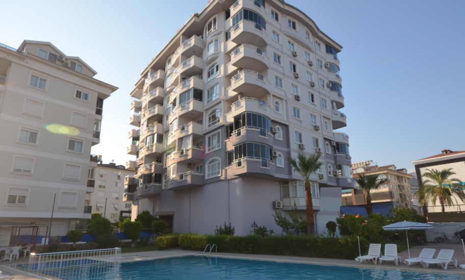 Furnished 3 Room Apartment For Sale In Oba Alanya 2