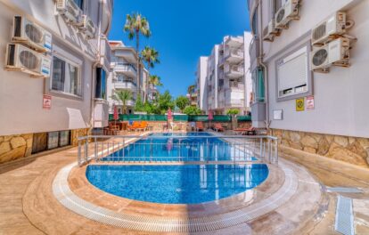 Gemeubileerd 3 kamer appartement te koop in Oba Alanya 10