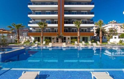 Furnished 3 Room Apartment For Sale In Oba Alanya 33