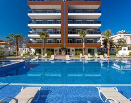 Furnished 3 Room Apartment For Sale In Oba Alanya 33