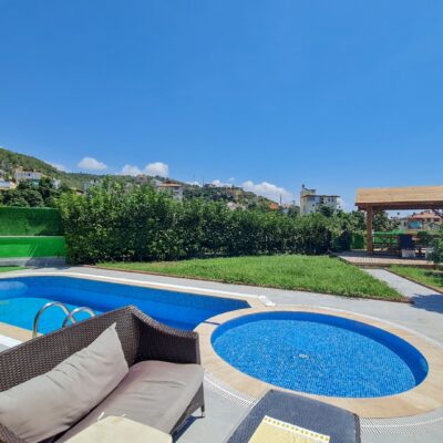 Furnished 5 Room Villa For Sale In Hasbahce Alanya 14