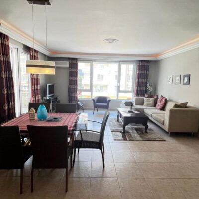 Gemeubileerd goedkoop 3 kamer appartement te koop in Oba Alanya 1