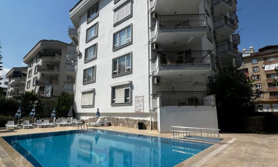 Gemeubileerd goedkoop 3 kamer appartement te koop in Oba Alanya 13