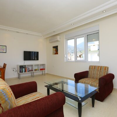 Sea View Furnished 3 Room Apartment For Sale In Cleopatra Alanya 12