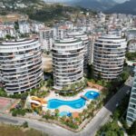 Volledige activiteit 3 ​​kamer appartement te koop in Cikcilli Alanya 1