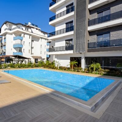 Furnished 2 Room Flat For Sale In Oba Alanya 15