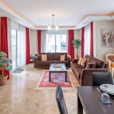 Furnished Cheap 3 Room Apartment For Sale In Cikcilli Alanya 15