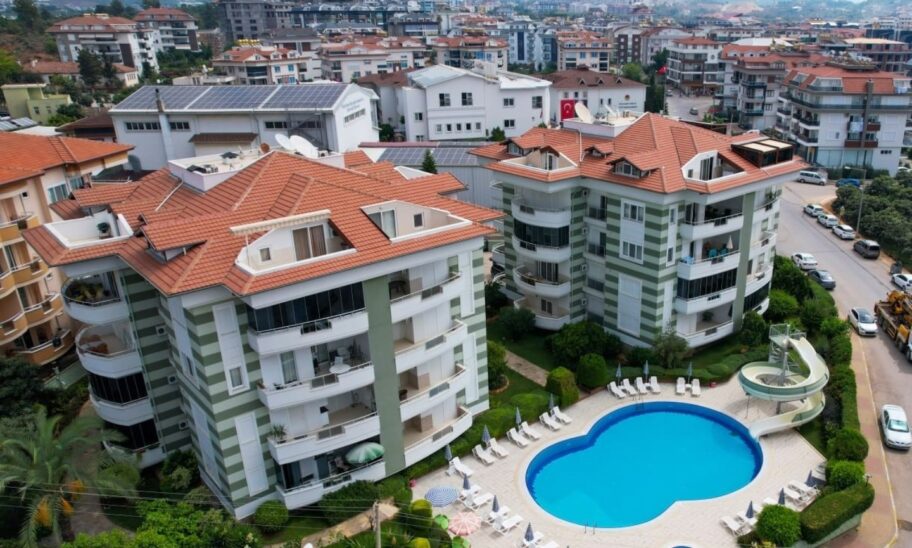 Luxe gemeubileerd 3 kamer appartement te koop in Oba Alanya 3