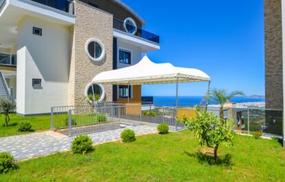 Sea View 3 Room Duplex For Sale In Kargicak Alanya 1