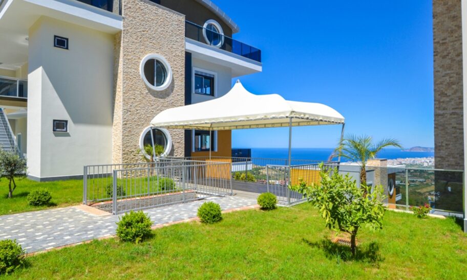 Sea View 3 Room Duplex For Sale In Kargicak Alanya 1