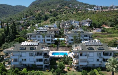 Tepe Alanya 2 Deniz Manzaralı 4 Odalı Satılık Villa