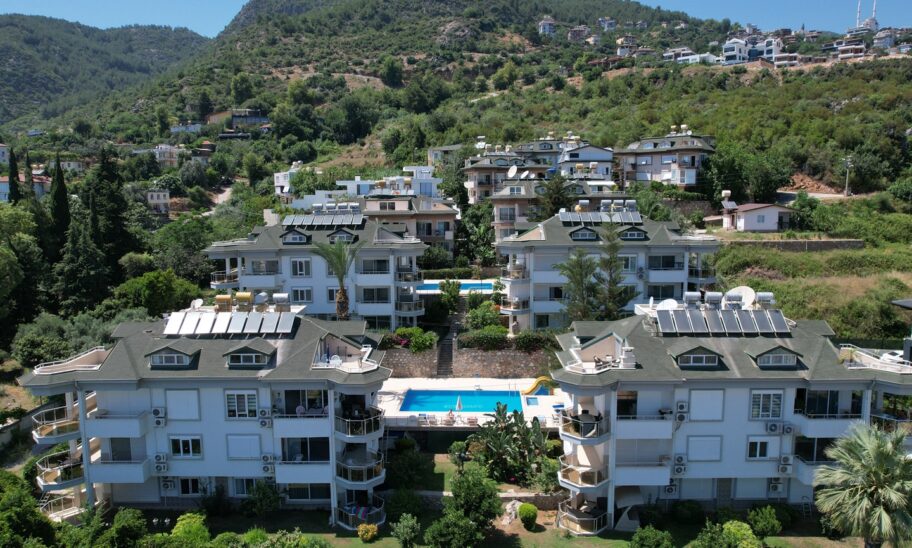 Tepe Alanya 2 Deniz Manzaralı 4 Odalı Satılık Villa